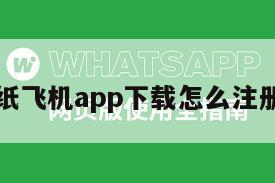 纸飞机app下载怎么注册